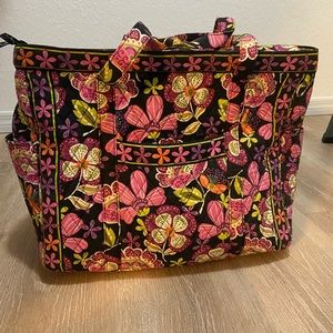Vera Bradley Get Carried Away Tote- Pirouette Pink